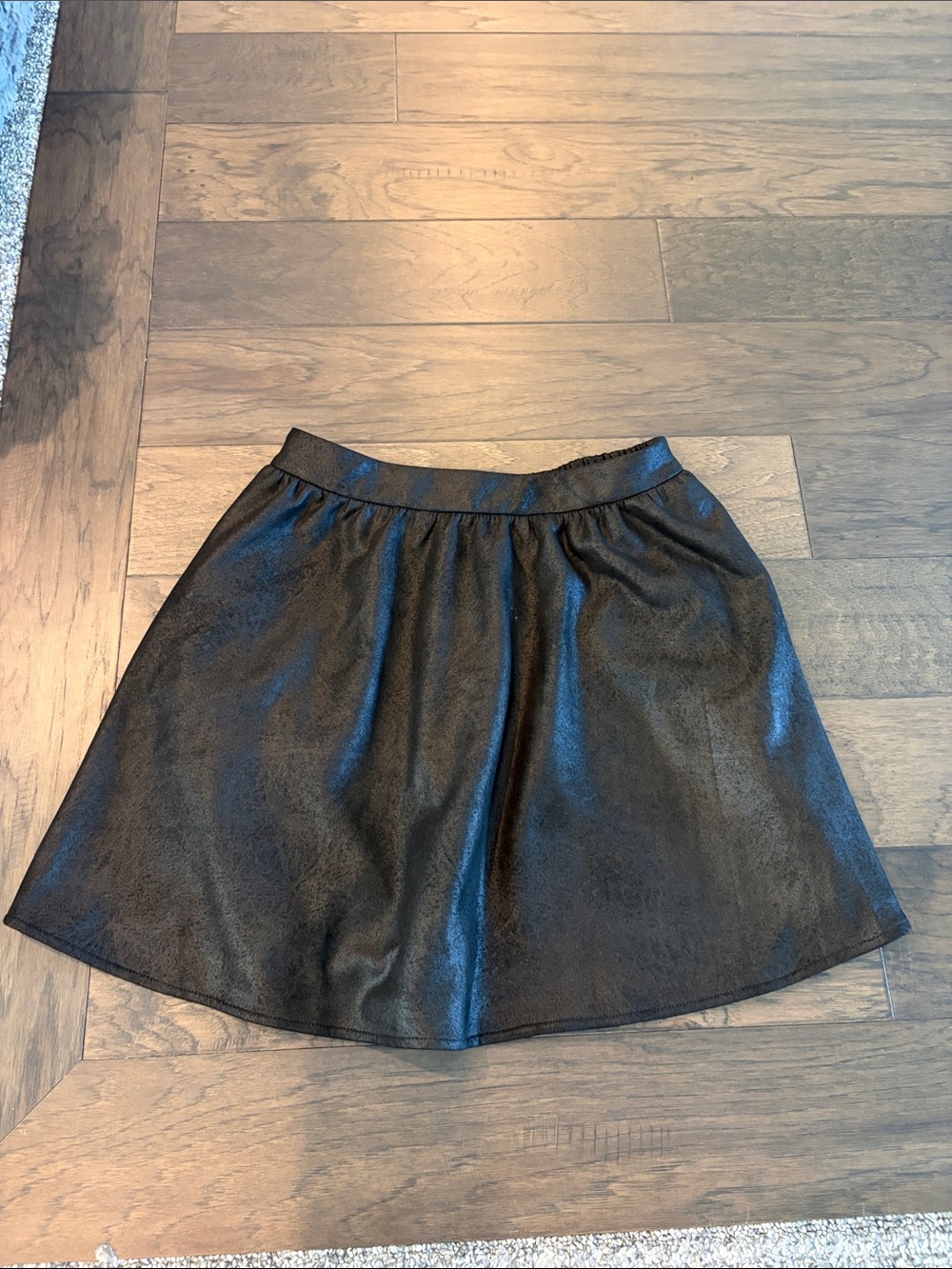 New With Tags Skies Are Blue Faux Suede Skirt With Pockets Sz M